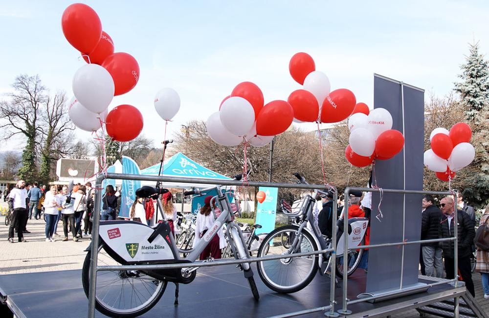 FOTO: V Žiline bol spustený systém verejného zdieľania bicyklov BikeKIA, foto 13