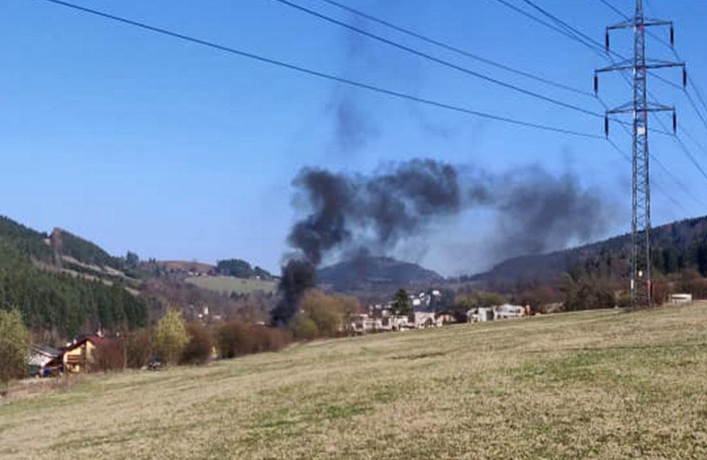 Požiar rodinného domu v mestskej časti Žilina - Zádubnie 31.3.2019, foto 2