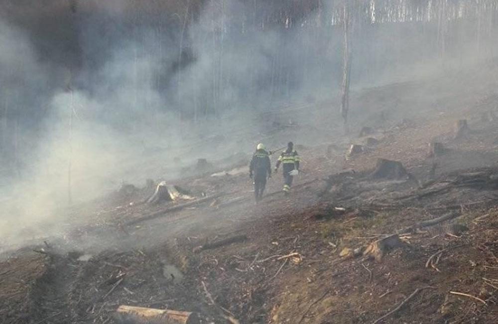 FOTO: Na Kysuciach horia lesy, zasahuje množstvo profesionálnych aj dobrovoľných hasičov, foto 10