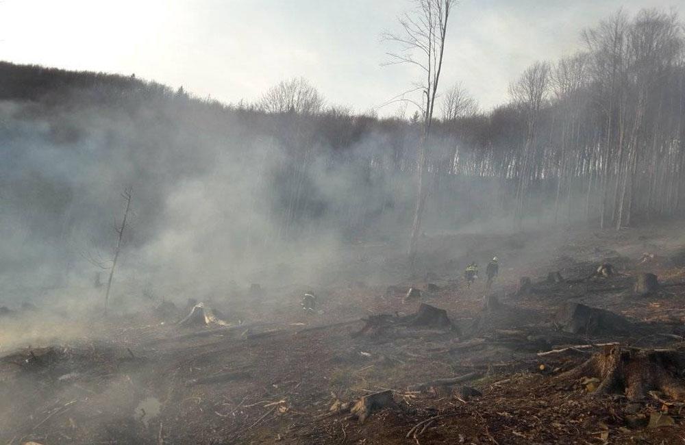 FOTO: Na Kysuciach horia lesy, zasahuje množstvo profesionálnych aj dobrovoľných hasičov, foto 11