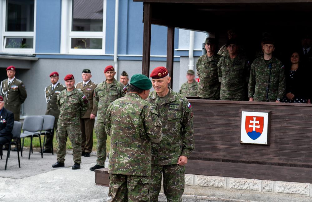 FOTO: Výmena veliteľa 5. pluku špeciálneho určenia v Žiline, foto 8