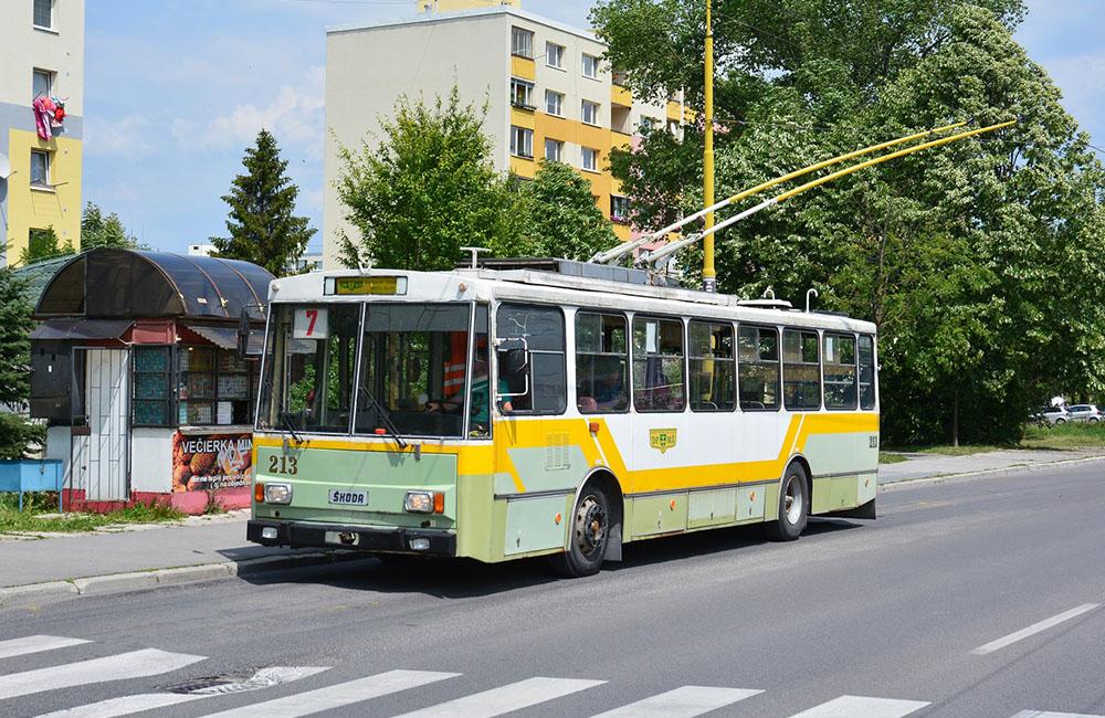 Staré žilinské trolejbusy typu 14Tr a 15Tr, foto 1