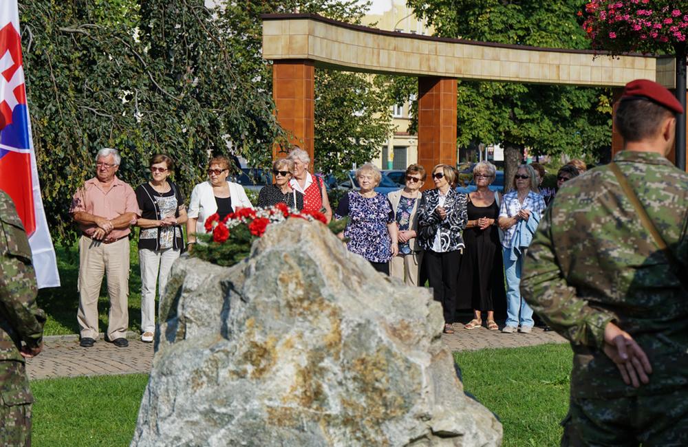 FOTO: Spomienková slávnosť v Sade SNP Žilina aj za účasti 99-ročného partizána, foto 19