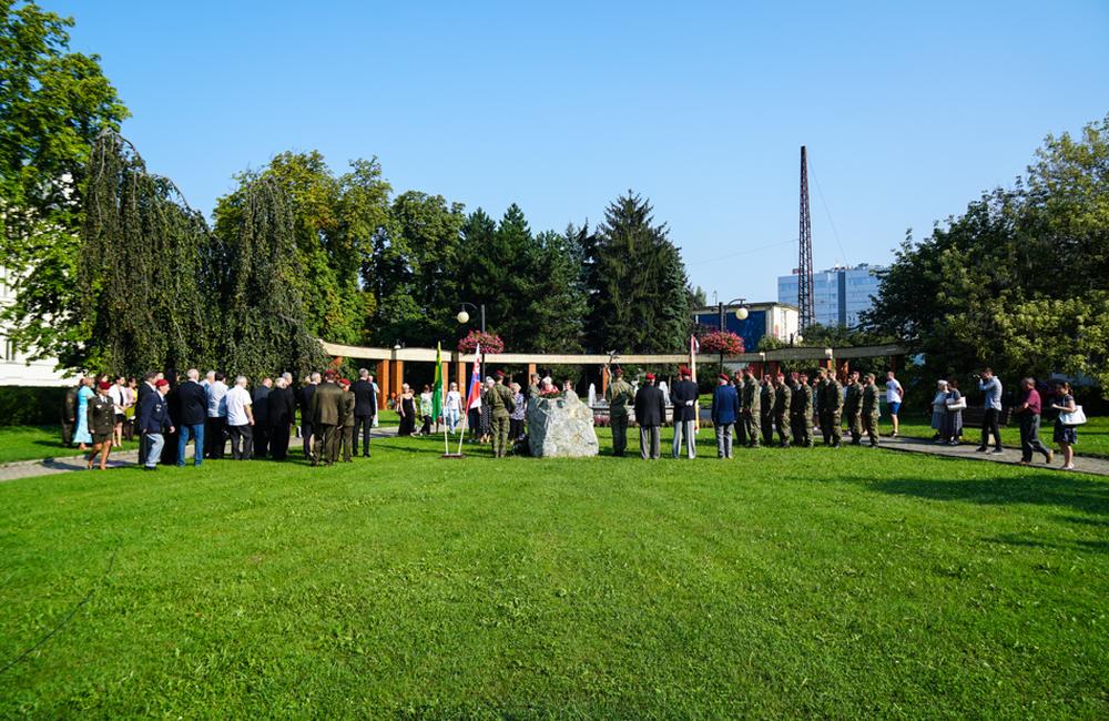 FOTO: Spomienková slávnosť v Sade SNP Žilina aj za účasti 99-ročného partizána, foto 23