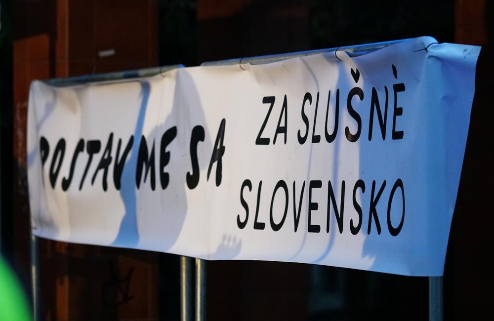 FOTO: Zhromaždenie Za slušné Slovensko v Žiline 20. september 2019, foto 4