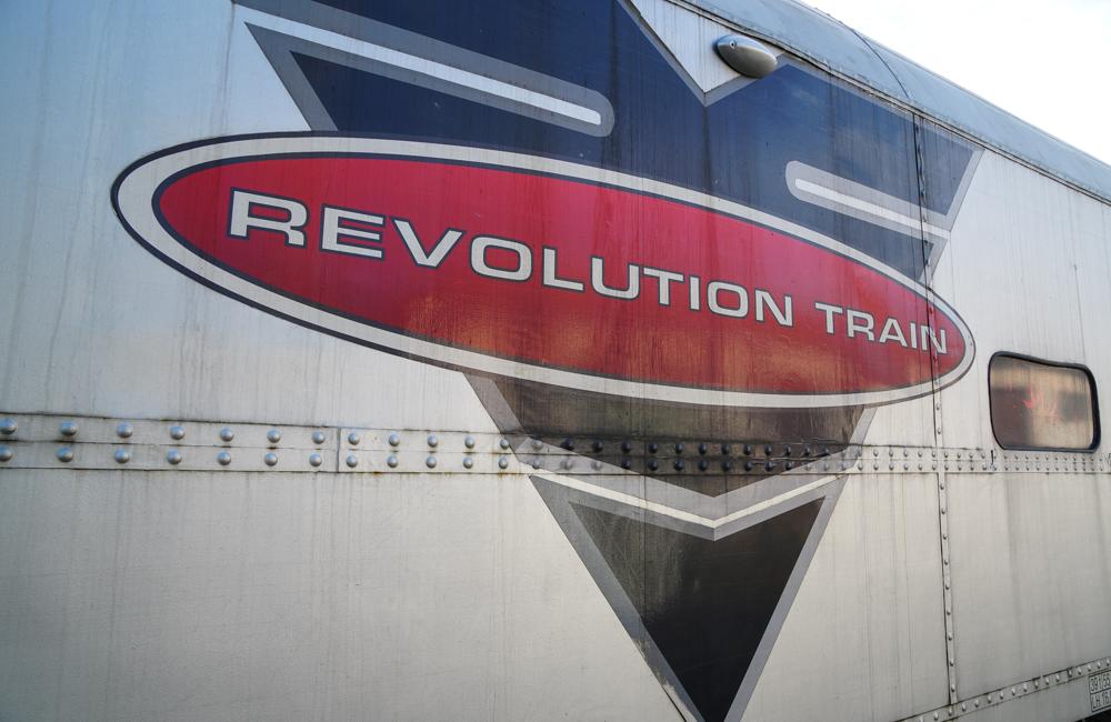 Interaktívny protidrogový vlak Revolution Train v Žiline 2019, foto 4