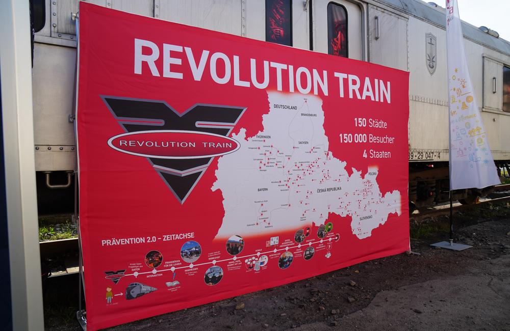 Interaktívny protidrogový vlak Revolution Train v Žiline 2019, foto 5
