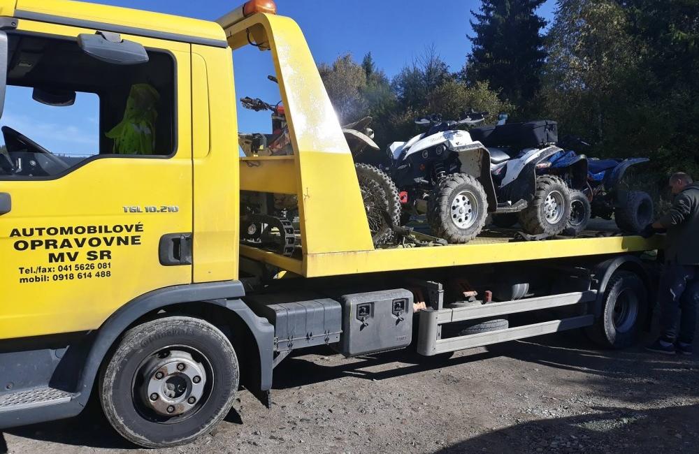 Odobratie motoriek a štvorkoliek Správa NP Malá Fatra, foto 3