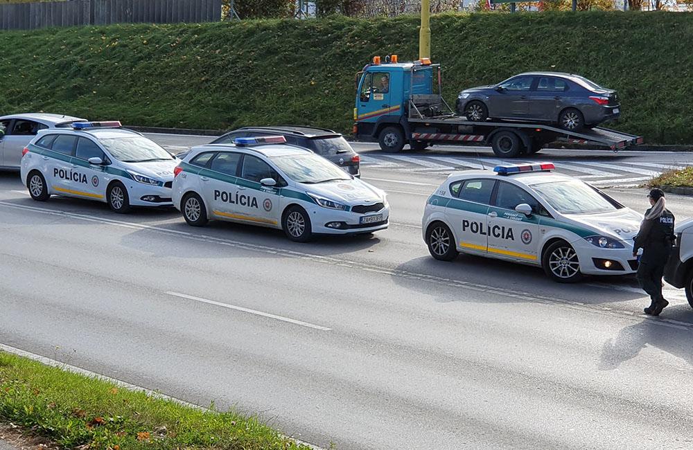 Policajná razia na ulici Vysokoškolákov a v mestskej časti Rosinky - 30.10.2019, foto 3