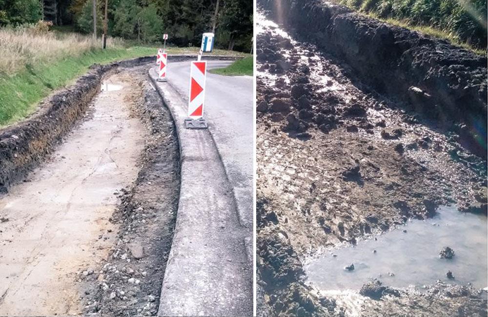Oprava poškodenej cesty v úseku Semeteš - Turzovka, foto 3