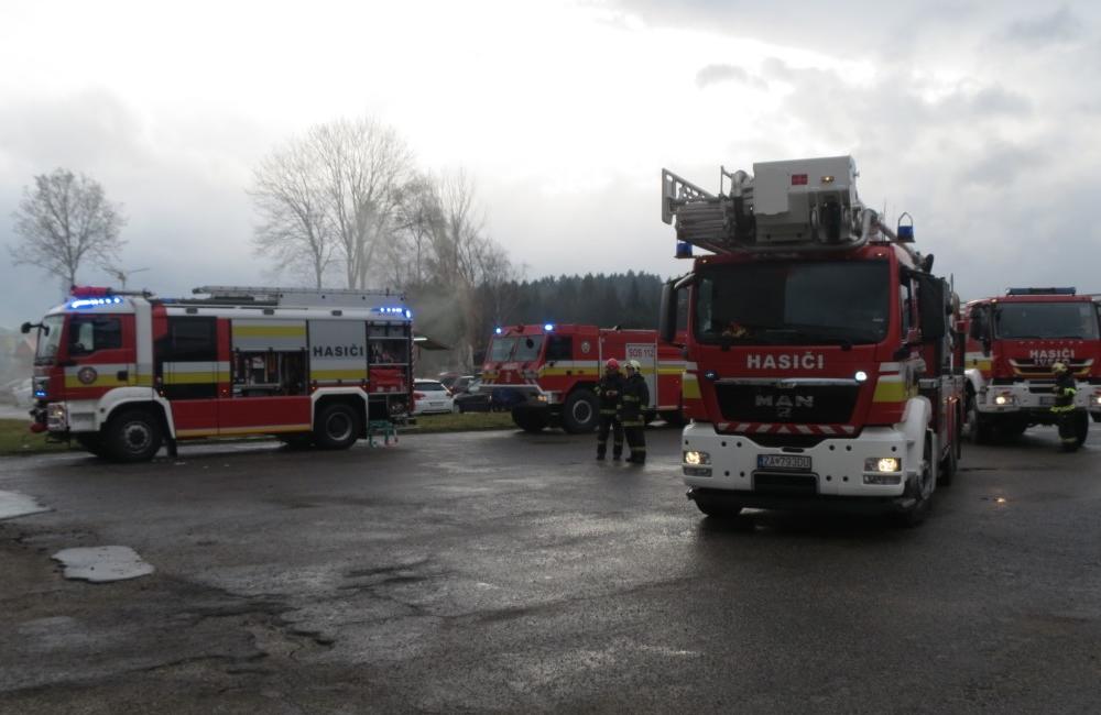 FOTO: Taktické cvičenie - požiar Dom techniky Žilina, foto 5