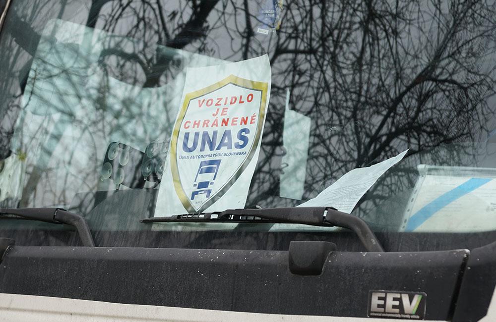 Štrajk autodopravcov v Žiline a na Makove 28.1.2020, foto 5