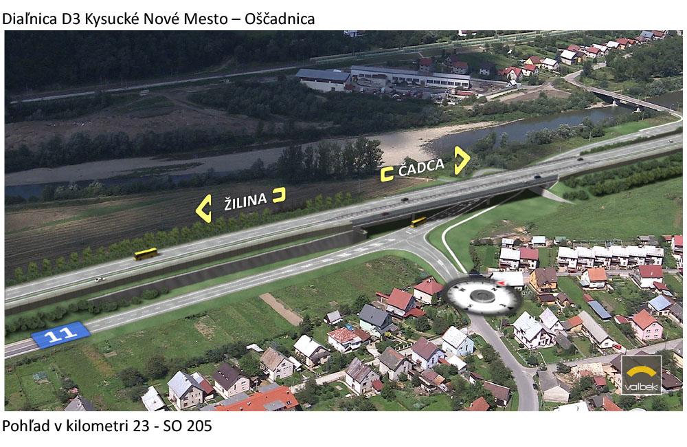 Vizualizácie diaľničného úseku D3 - Kysucké Nové Mesto - Oščadnica, foto 1