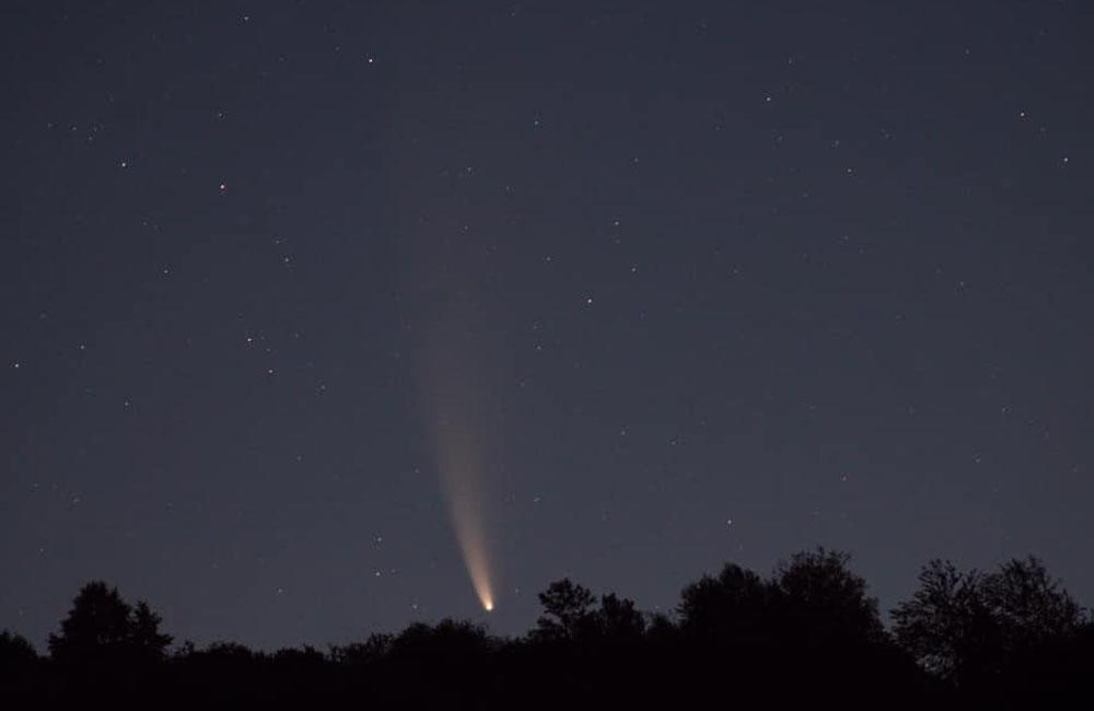 FOTO: Kométa NEOWISE zachytená na fotografiách v Žilinskom kraji, foto 3