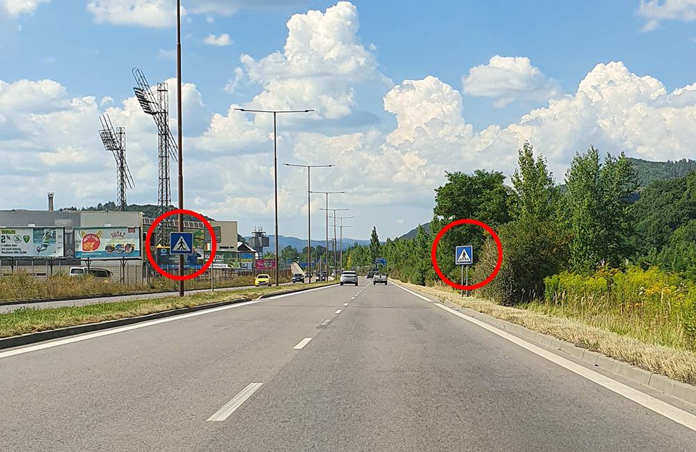 FOTO: Na niektorých cestách I. triedy v Žiline a okolí chýba vodorovné dopravné značenie, foto 2