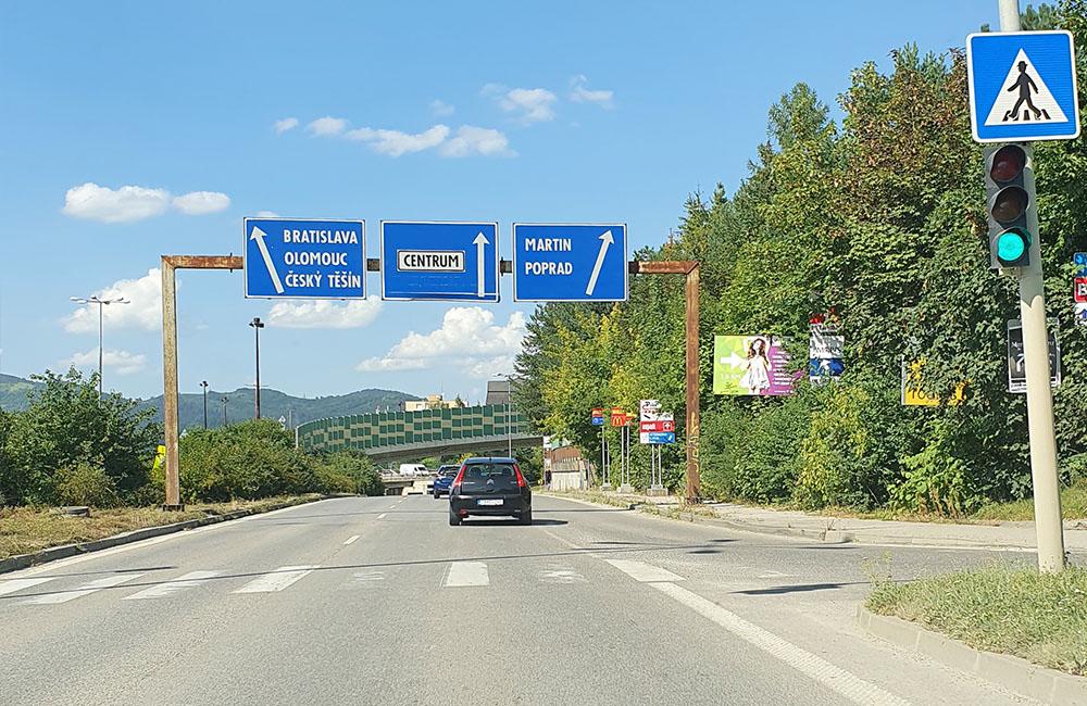 FOTO: Na niektorých cestách I. triedy v Žiline a okolí chýba vodorovné dopravné značenie, foto 8