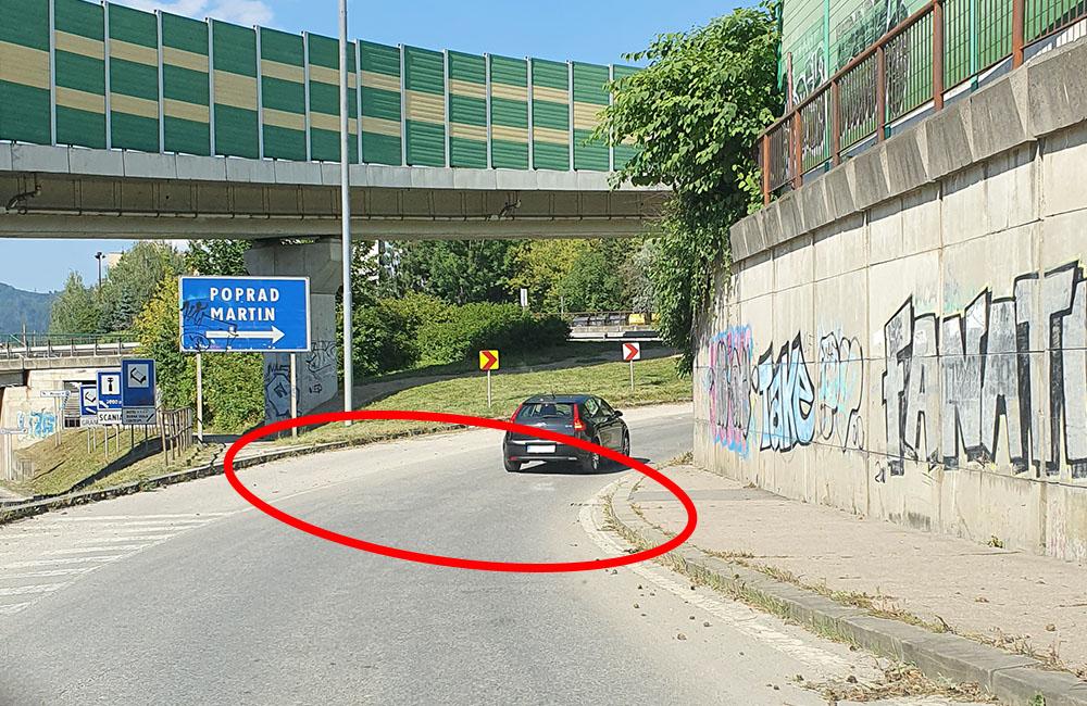 FOTO: Na niektorých cestách I. triedy v Žiline a okolí chýba vodorovné dopravné značenie, foto 9