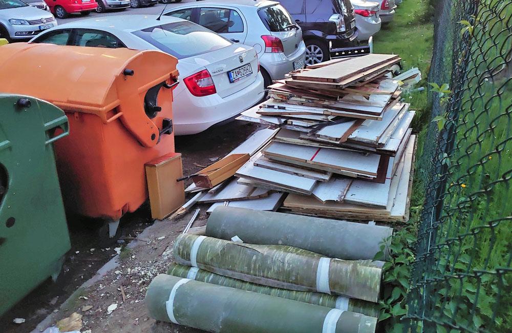 FOTO: Skládky nadrozmerného odpadu na žilinských sídliskách, foto 7