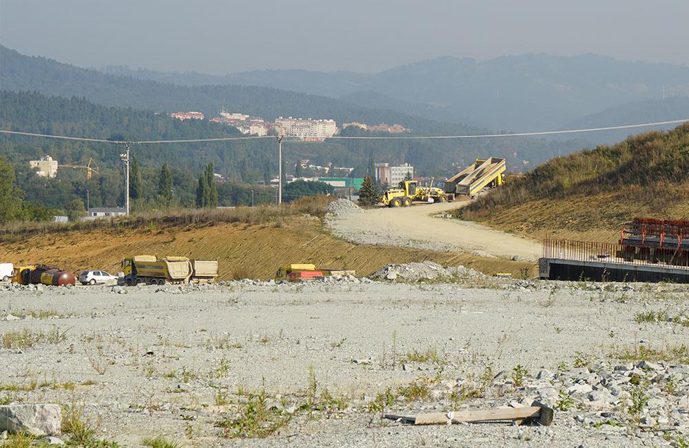 FOTO: Obhliadka stavby diaľničného úseku D1 Lietavská Lúčka - Višňové - Dubná Skala, foto 14