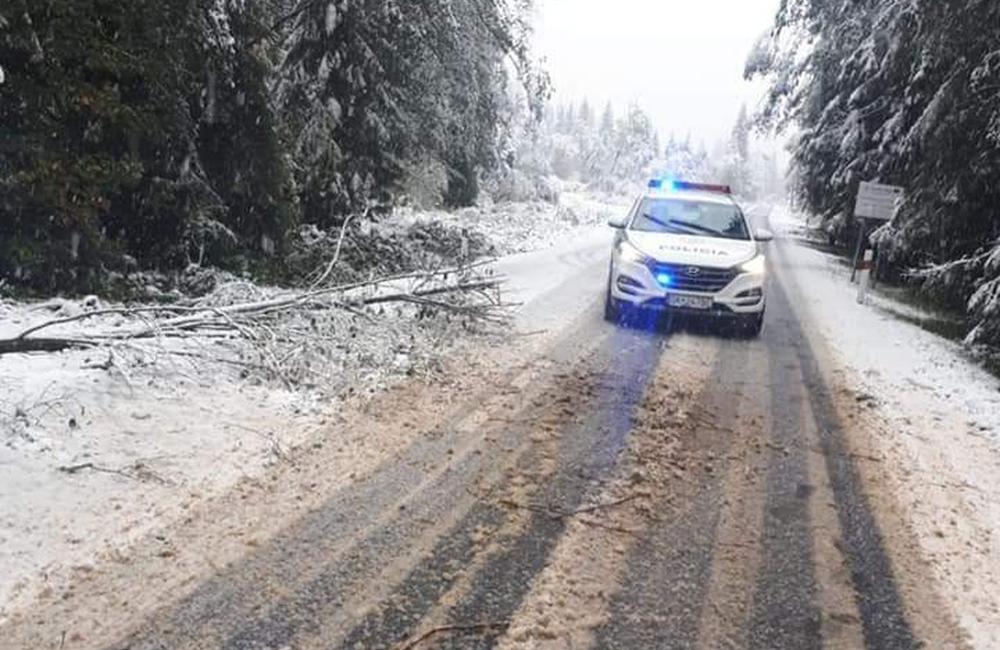FOTO: Polícia upozorňuje vodičov, v Žilinskom kraji sa objavil prvý sneh, foto 1