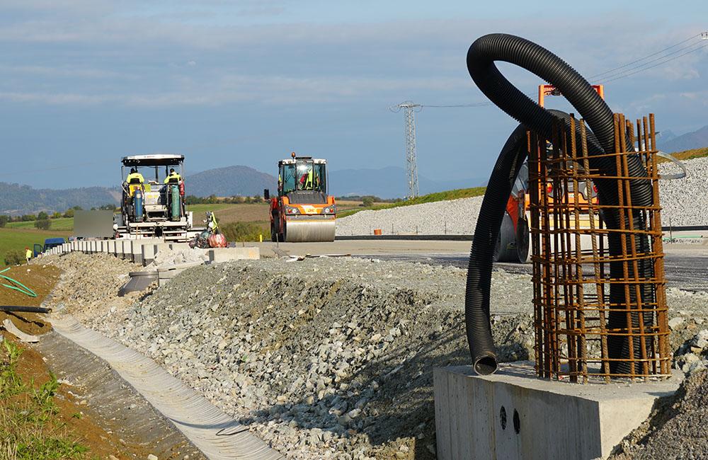 FOTO: Aktuálny stav prác na stavbe diaľničného privádzača 22.10.2020, foto 8