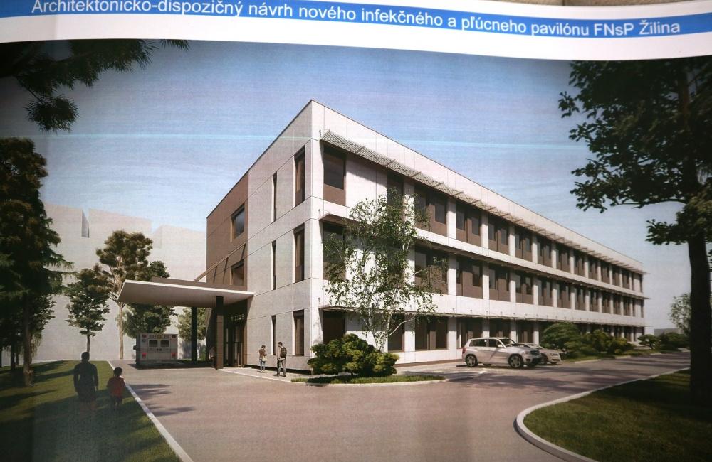 FOTO: Návrh nového infekčného a pľúcneho pavilónu FNsP Žilina, foto 3