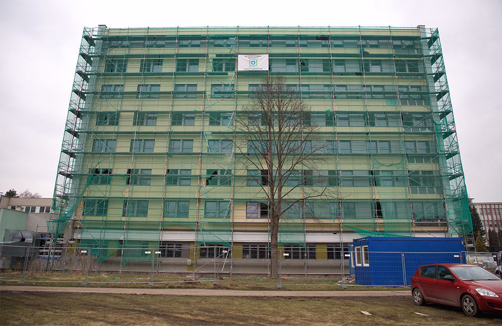 FOTO: Internát pri Strednej zdravotníckej škole v Žiline prechádza rozsiahlou rekonštrukciou, foto 1