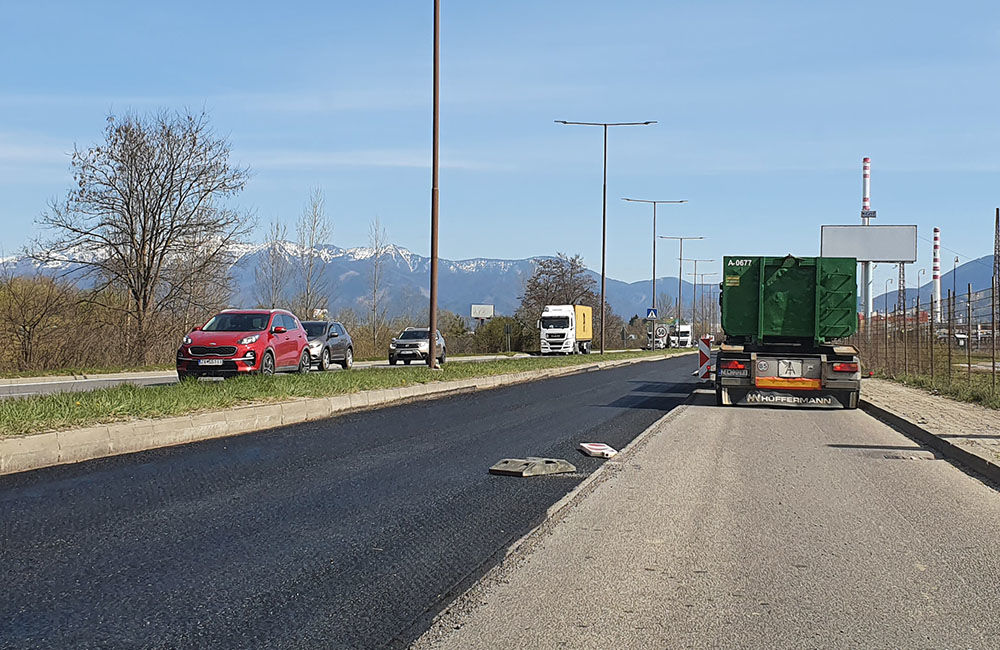 FOTO: Rekonštrukcia vozovky na ulici Ľavobrežná v Žiline, foto 5