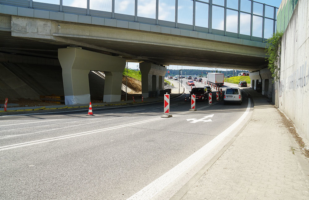 FOTO: Dokončenie rozšírenia jazdných pruhov a napojenia na privádzač na Solinkách, foto 3