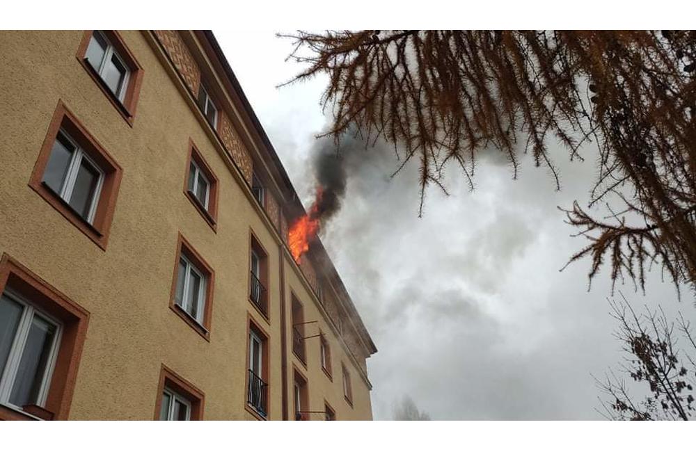 FOTO: Požiar bytu na ulici Veľká Okružná v Žiline, foto 6