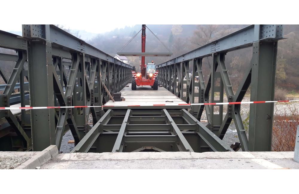 FOTO: Zábery z rekonštrukcie mostov vo Vraní a ich následnej záťažovej skúšky, foto 3