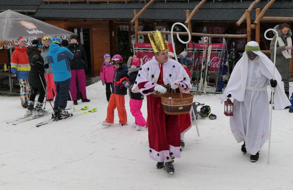 FOTO: Traja králi v lyžiarskom stredisku Veľká Rača, foto 2