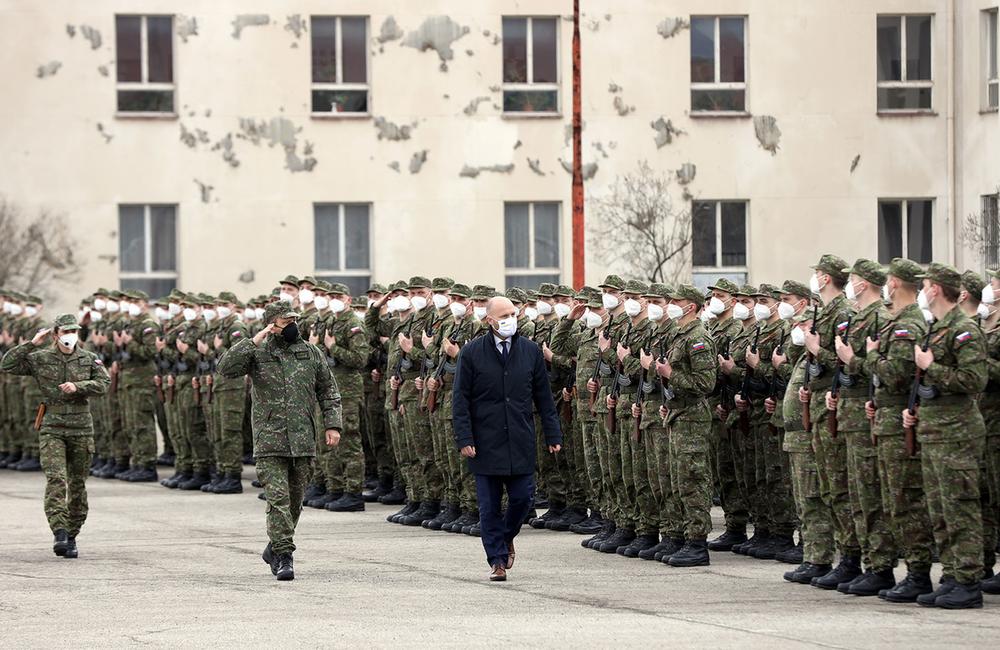 FOTO: Slávnostné zloženie vojenskej prísahy v Martine 25.2.2022, foto 4