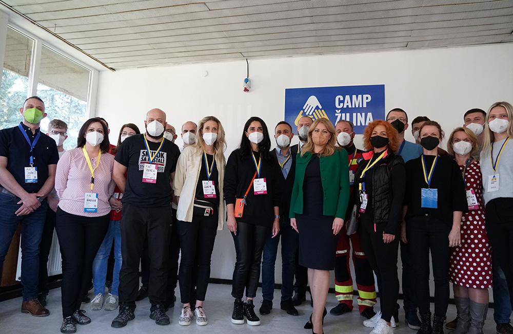 FOTO: Prezidentka Zuzana Čaputová navštívila Camp Žilina, foto 6