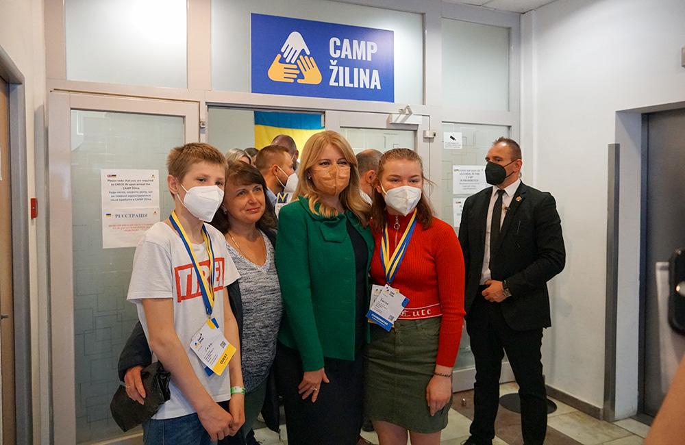 FOTO: Prezidentka Zuzana Čaputová navštívila Camp Žilina, foto 14