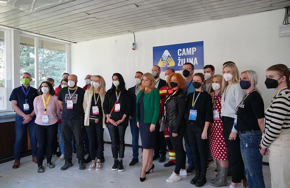 FOTO: Prezidentka Zuzana Čaputová navštívila Camp Žilina, foto 5