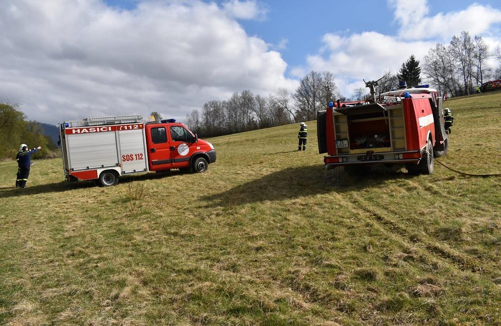 FOTO: Taktické cvičenie dobrovoľných hasičov z Rosiny a Trnového 23. apríla 2022, foto 1