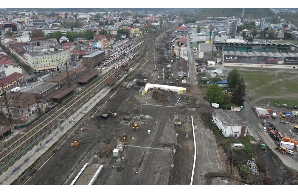 FOTO: Modernizácia železničného uzla Žilina - máj 2022, foto 1