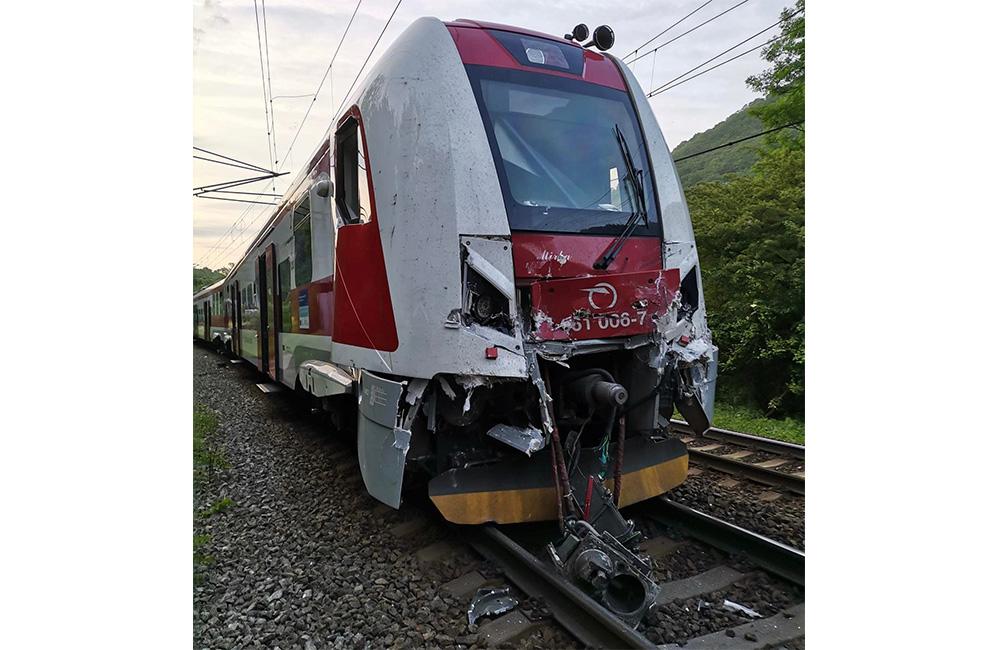 FOTO: Zrážka vlakov medzi Vrútkami a Žilinou, foto 1
