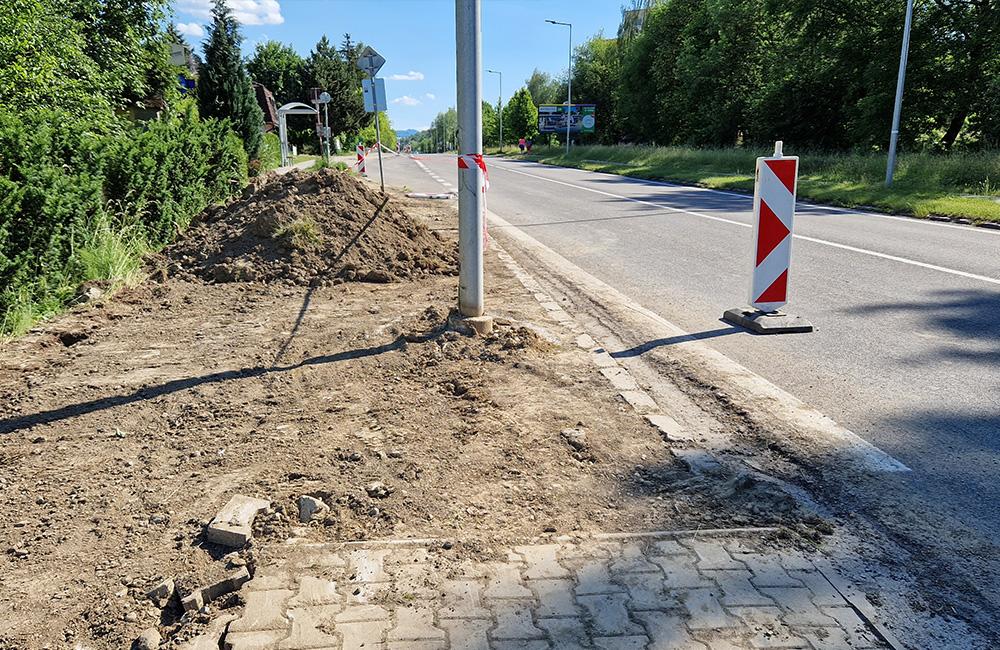 FOTO: Na Rosinskej ceste v Žiline pribudlo vyše 300 metrov novej cyklotrasy, pokračovanie je v príprave, foto 8