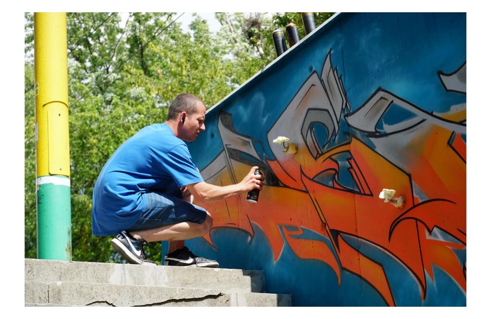 FOTO: Podchod na sídlisku Vlčince skrášlilo viac ako 30 street a graffiti umelcov z celého Slovenska, foto 23