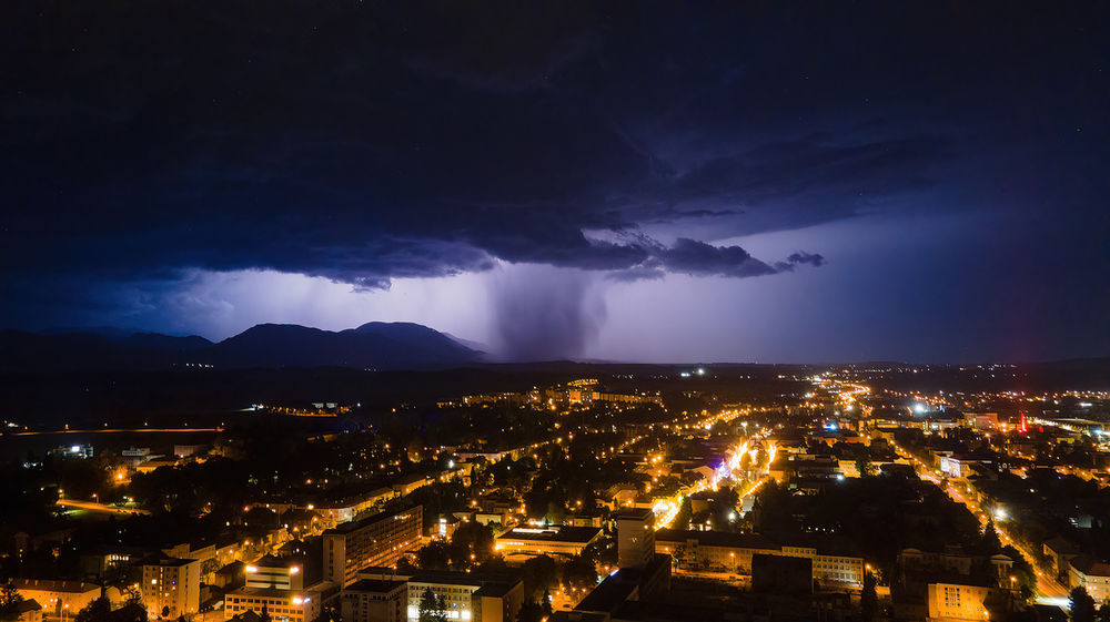 FOTO: Búrka nad Martinom zachytená z drona, foto 4