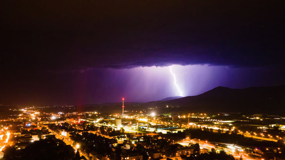 FOTO: Búrka nad Martinom zachytená z drona, foto 3