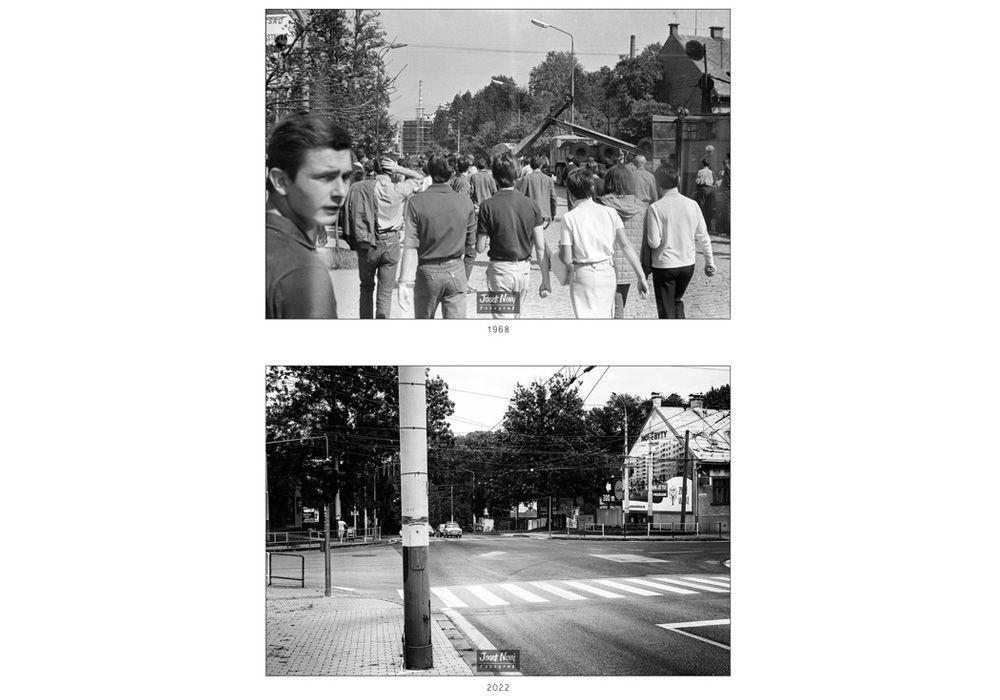 FOTO: Žilina počas invázie 21. augusta 1968 a dnes, foto 5
