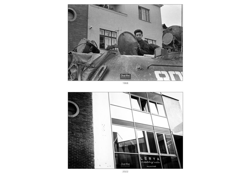 FOTO: Žilina počas invázie 21. augusta 1968 a dnes, foto 11