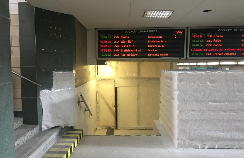 FOTO: Na železničnej stanici v Žiline sprístupnili podchod k 2. nástupišťu, foto 1