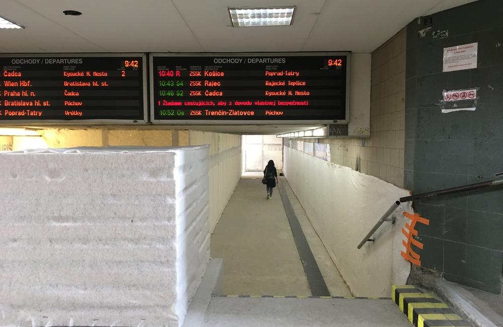 FOTO: Na železničnej stanici v Žiline sprístupnili podchod k 2. nástupišťu, foto 3