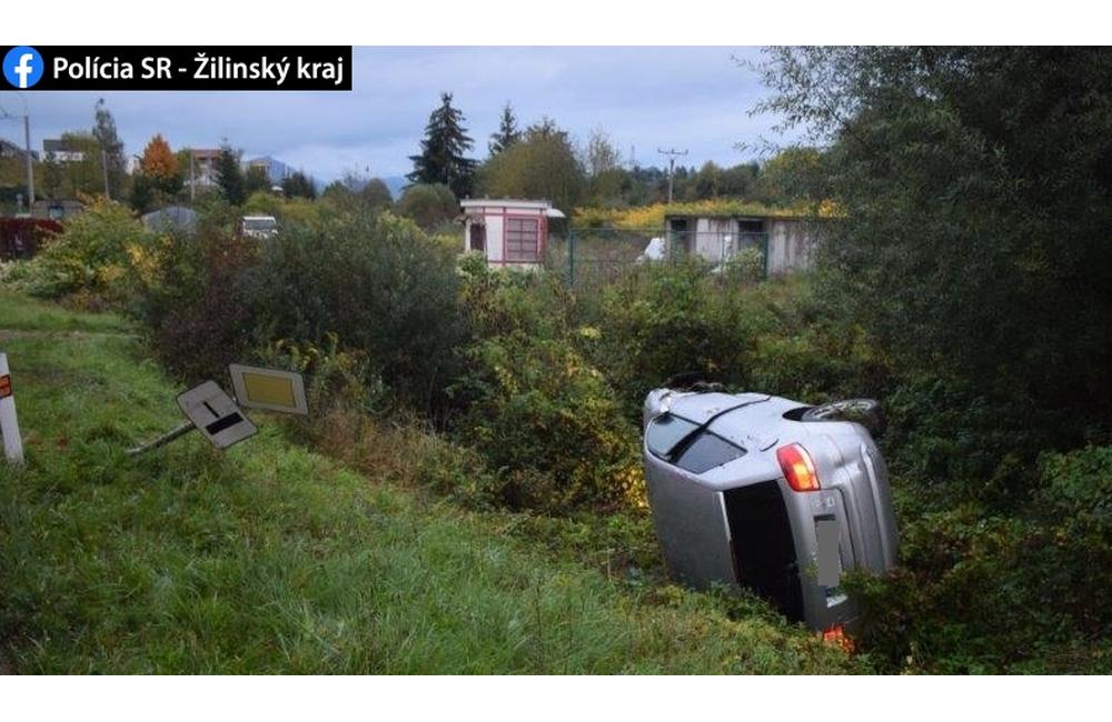 FOTO: Dopravná nehoda na Hôreckej ceste v Žiline 1. októbra 2022, foto 1
