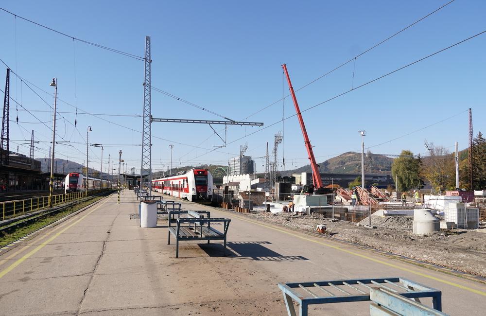 FOTO: Práce na modernizácii železničnej stanice v Žiline, foto 8