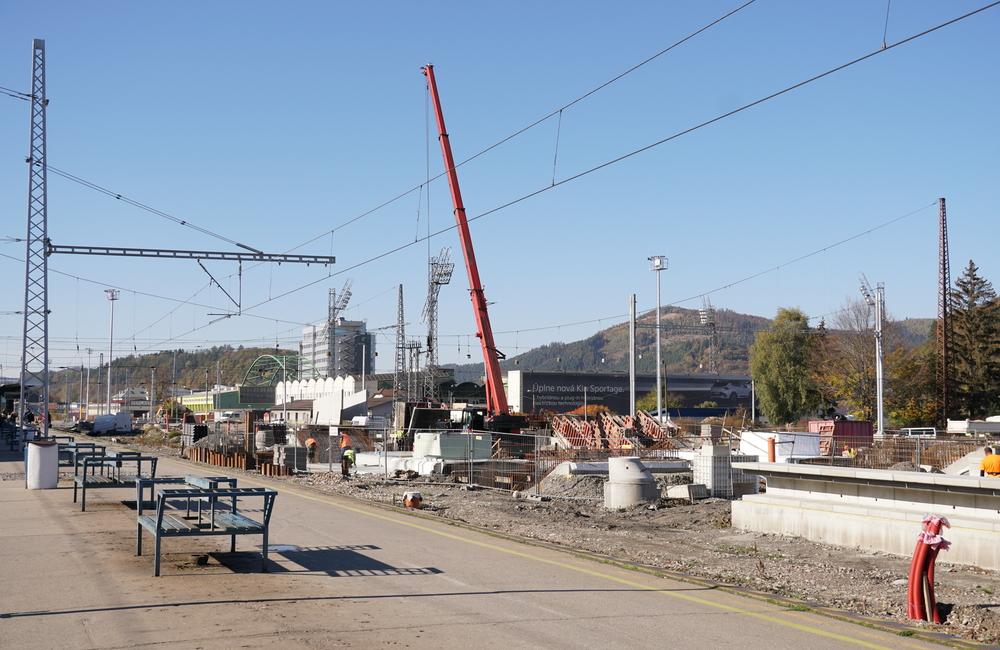 FOTO: Práce na modernizácii železničnej stanice v Žiline, foto 13